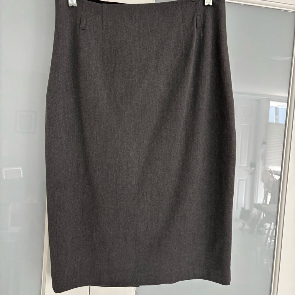 Women’s Express gray knee length skirt
